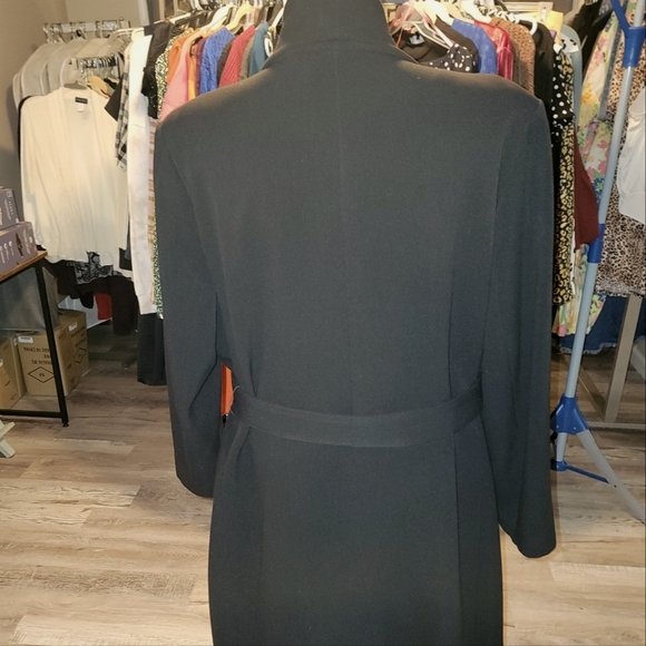 Ralph Lauren Crepe Open-Front Coat - Picture 11 of 13